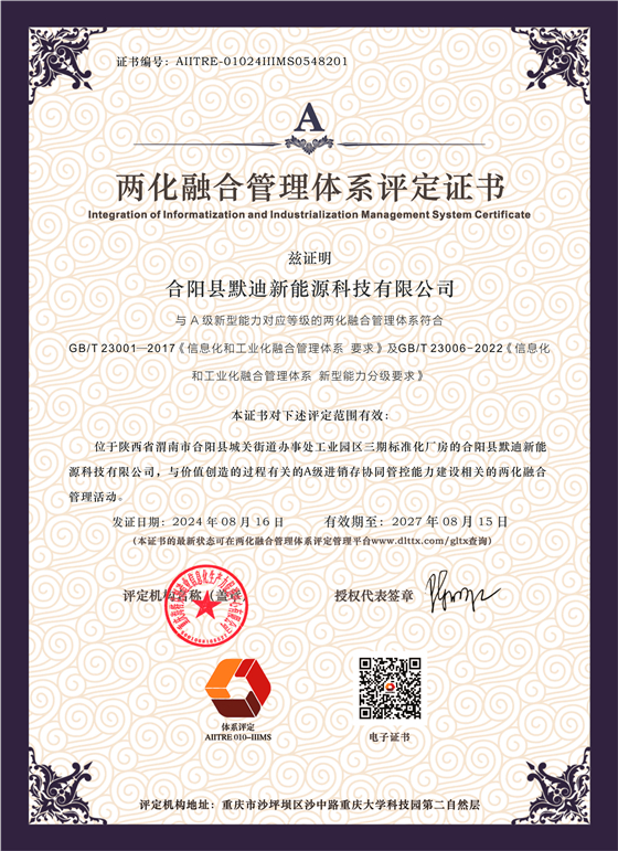 合阳县默迪新能源科技有限公司